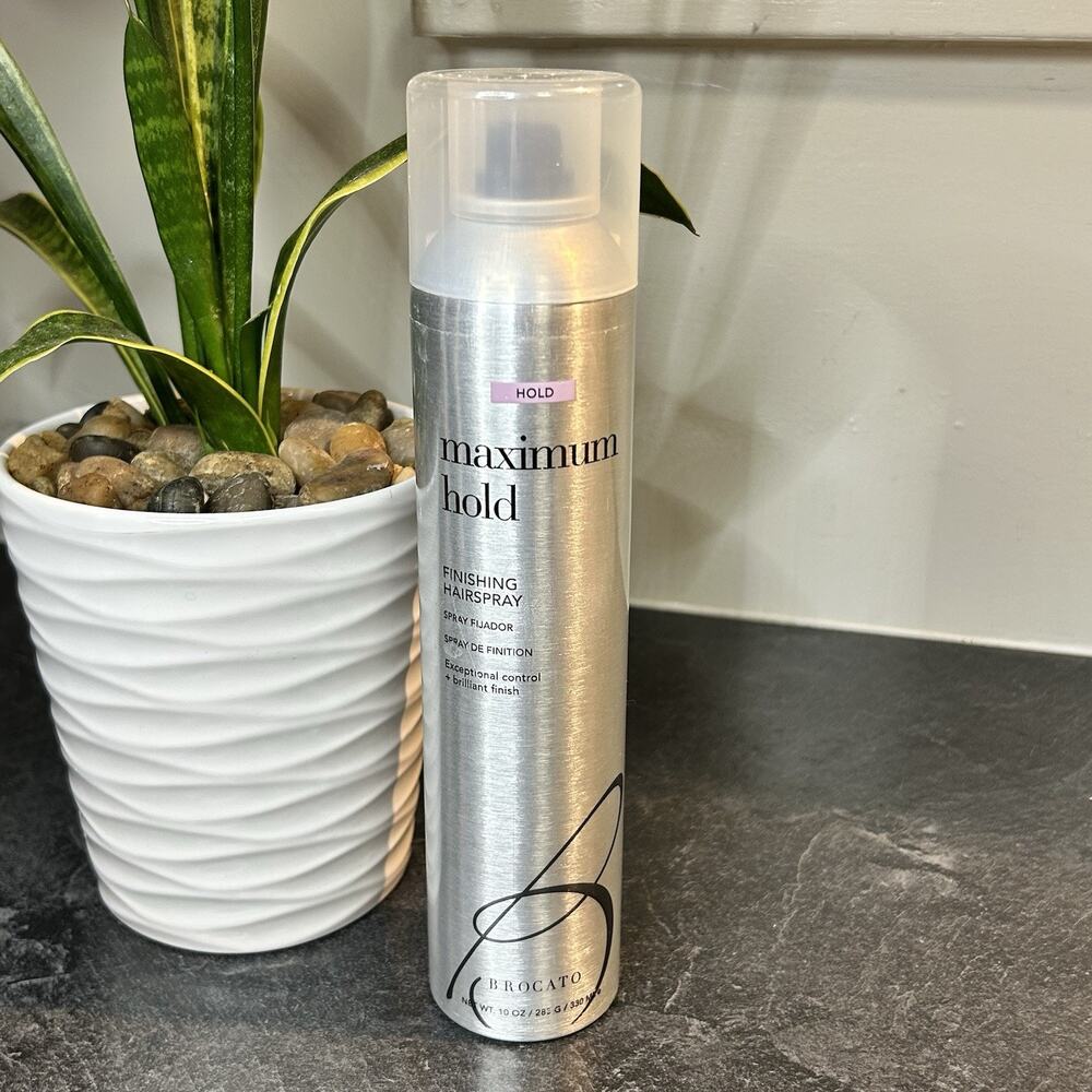 Brocato Maximum Hold Finishing HairSpray 10 oz Discontinued RARE‎